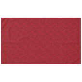 Nappe Luxe Moderne Élégant Amour Rouge Coeur (Devant (Horizontal))