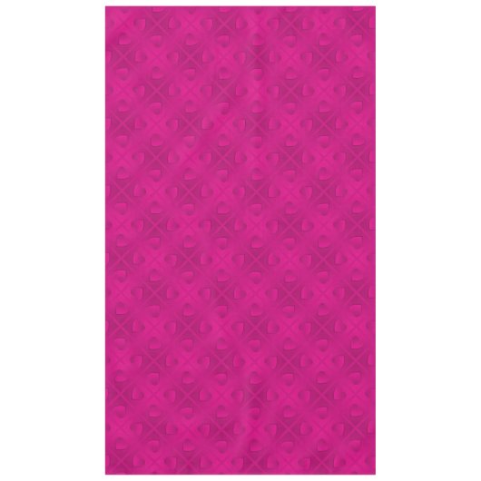 Nappe Luxe Moderne Élégant Coeur Rose (Devant)
