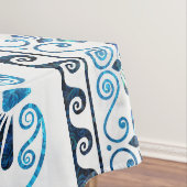 Nappe Luxe ornement grec pierre bleue et perle (In Situ)