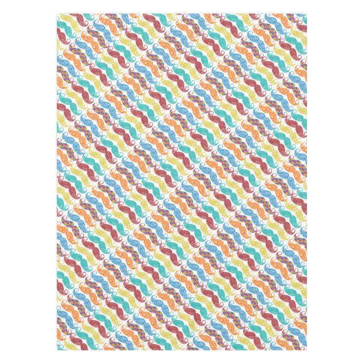 Nappe M. Mustache Hipster Motif (Devant)