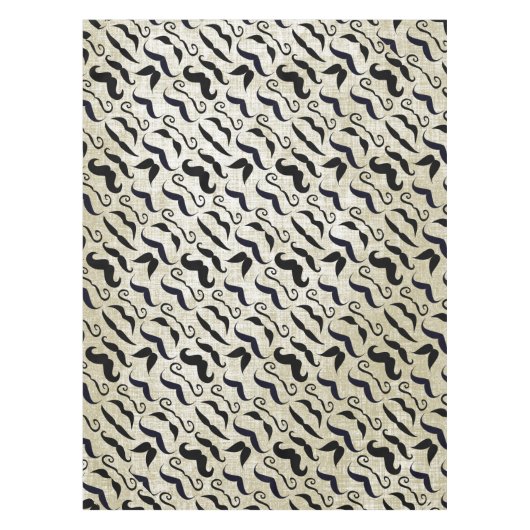 Nappe M. Mustache Hipster Motif (Devant)