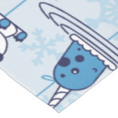 Nappe M. Narwhal Blue Snowflake Motif (Angle)