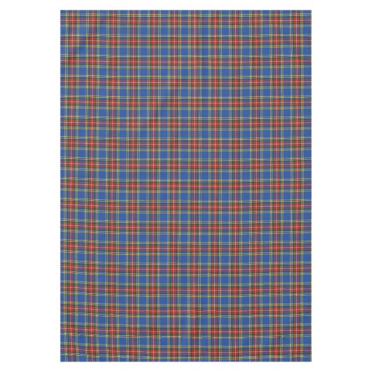 Nappe MacBeth Tartan moderne Plaid écossais coloré  (Devant)