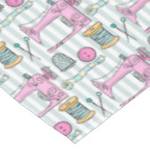 Nappe Machine à coudre - Artisanat rose coudre (Angle)