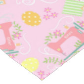 Nappe Machine à coudre rose amour (Angle)