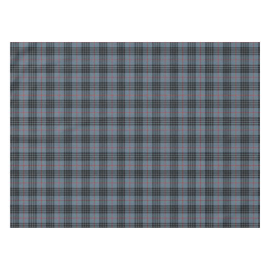 Nappe MacKay Blue Tartan Plaid Scottish Motif (Devant (Horizontal))