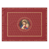 Nappe Madonna & Enfant catholique cadeau de Noël religie (Devant (Horizontal))