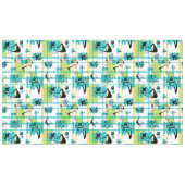 Nappe Madras du milieu du siècle (Devant (Horizontal))