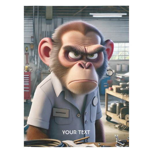 Nappe Magasin de réparation de singe Imaginaire (Devant)