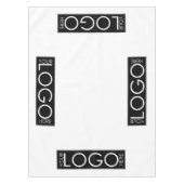 Nappe Magasin Éphémère Entreprise Logo Rectangle Foire-E (Devant)