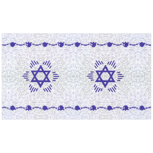 Nappe Magen David ~ Bell et grenade (Devant (Horizontal))