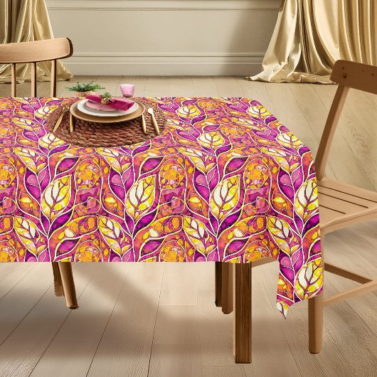 Nappe Magenta Gold Noël Joyeux Motif#21 ID1009