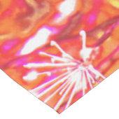 Nappe Magenta rétro et couleurs d'automne florale (Angle)