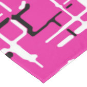 Nappe Magenta violet rose noir blanc (Angle)