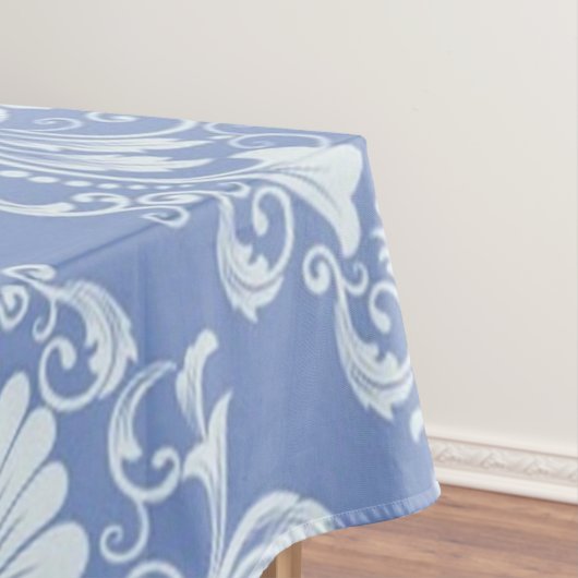 Nappe Magnifique Dinnerware Blue Damask (In Situ)