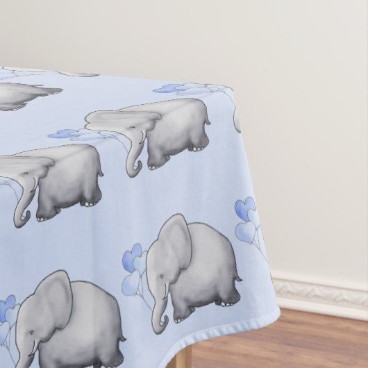 Nappe Magnifique petit éléphant bleu bleu Baby Boy Nurse (In Situ)