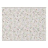 Nappe Magnolia blanche peinte à la main sur le broussail (Devant (Horizontal))