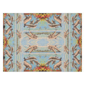 Nappe Main Painted by Number | Dolphins | (Devant (Horizontal))