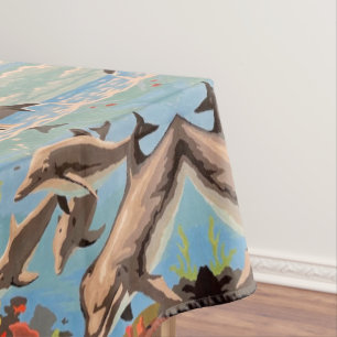 Nappe Main Painted by Number Dolphins