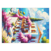 Nappe Maison de villa de mer mignonne fantastique (Devant (Horizontal))