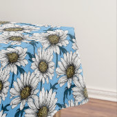 Nappe Maisonnettes, fleurs sauvages sur bleu (In Situ)