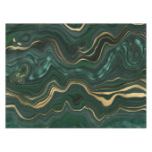 Nappe Malachite vert foncé et strate d'huile d'or (Devant (Horizontal))