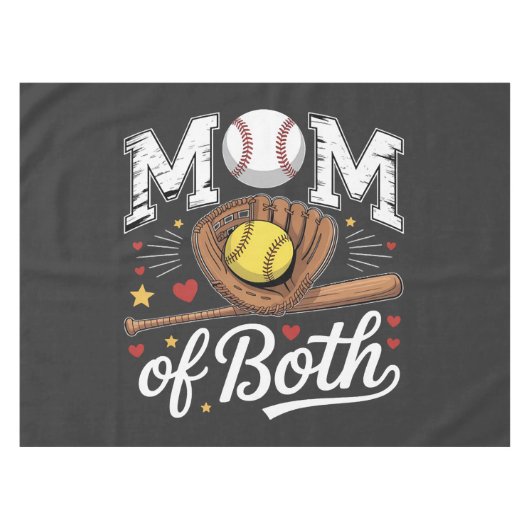 Nappe Maman de deux Baseball Softball de jour de match (Devant (Horizontal))