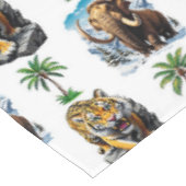Nappe Mammoth Sabertooth Tiger âge de glace Conception M (Angle)