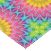 Nappe Mandala à Cravate arc-en-ciel avec symétrie vibran (Angle)