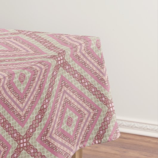 Nappe Mandala cercle rond pastel pastel violet colo (In Situ)