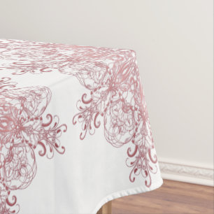 Nappe Mandala de corail floral ethnique