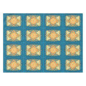 Nappe Mandala de géométrie sacrée radiante (Devant (Horizontal))