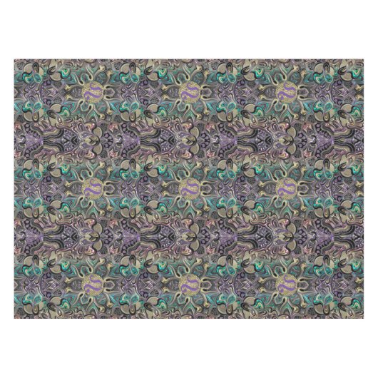 Nappe Mandala de Lion de signe de zodiaque (Devant (Horizontal))