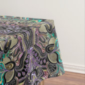 Nappe Mandala de Lion de signe de zodiaque (In Situ)