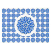 Nappe Mandala en bleu (Devant (Horizontal))