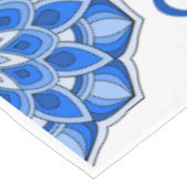 Nappe Mandala en bleu (Angle)