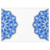 Nappe Mandala en bleu (Devant (Horizontal))