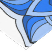 Nappe Mandala en bleu (Angle)
