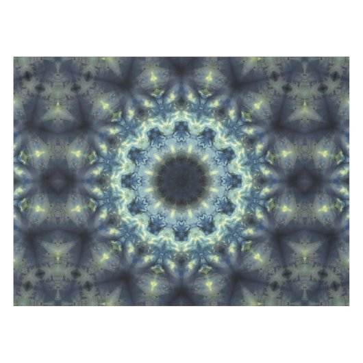 Nappe Mandala en cristal translucide de kaléidoscope (Devant (Horizontal))