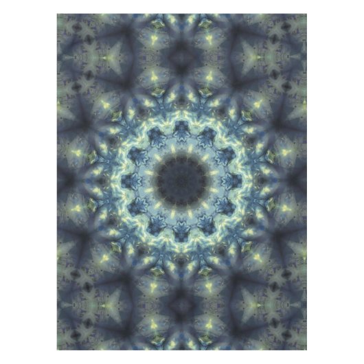 Nappe Mandala en cristal translucide de kaléidoscope (Devant)