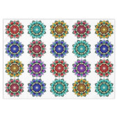Nappe Mandala en différentes couleurs (Devant (Horizontal))