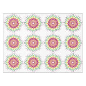 Nappe Mandala floral ethnique (Devant (Horizontal))