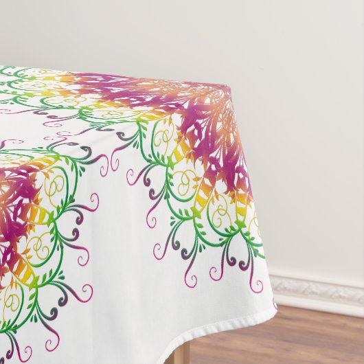 Nappe Mandala floral ethnique (In Situ)