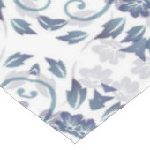 Nappe Mandala florale bleu poussiéreux (Angle)