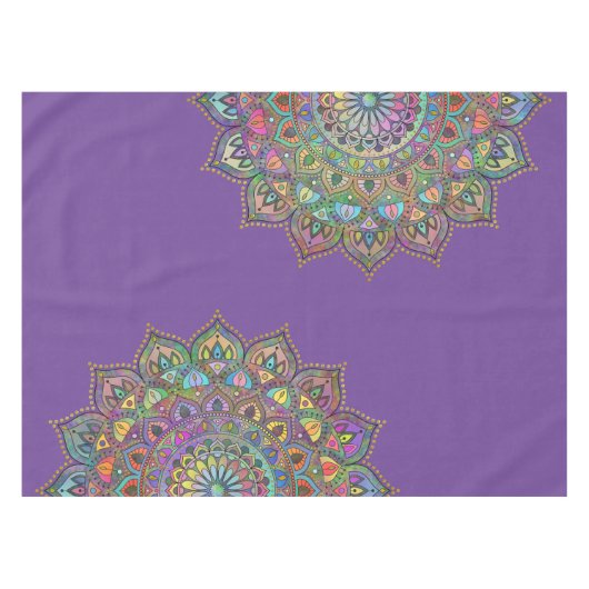 Nappe Mandala Inde Style 1 (Devant (Horizontal))