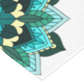 Nappe Mandala Motif 02 en aqua (Angle)