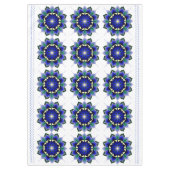 Nappe Mandala Pattern 02 in dark blue Tablecloth (Devant)