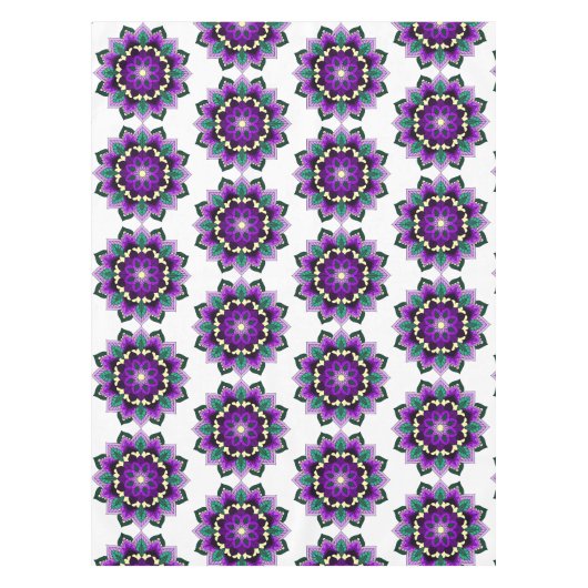 Nappe Mandala Pattern 02 in purple (Devant)