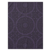 Nappe Mandala Violet Améthyste à Symétrie Intriquée (Devant)