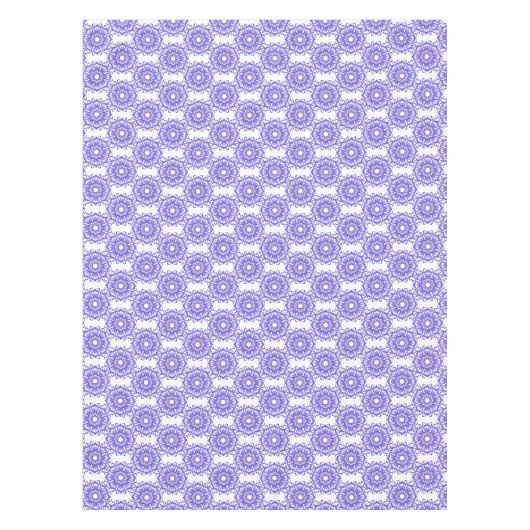 Nappe Mandala. violet floral (Devant)